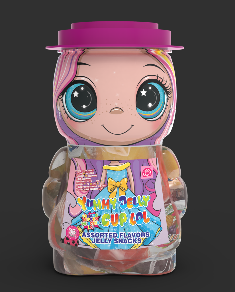Princes Fruit jelly Cups Jars Yummy LOL