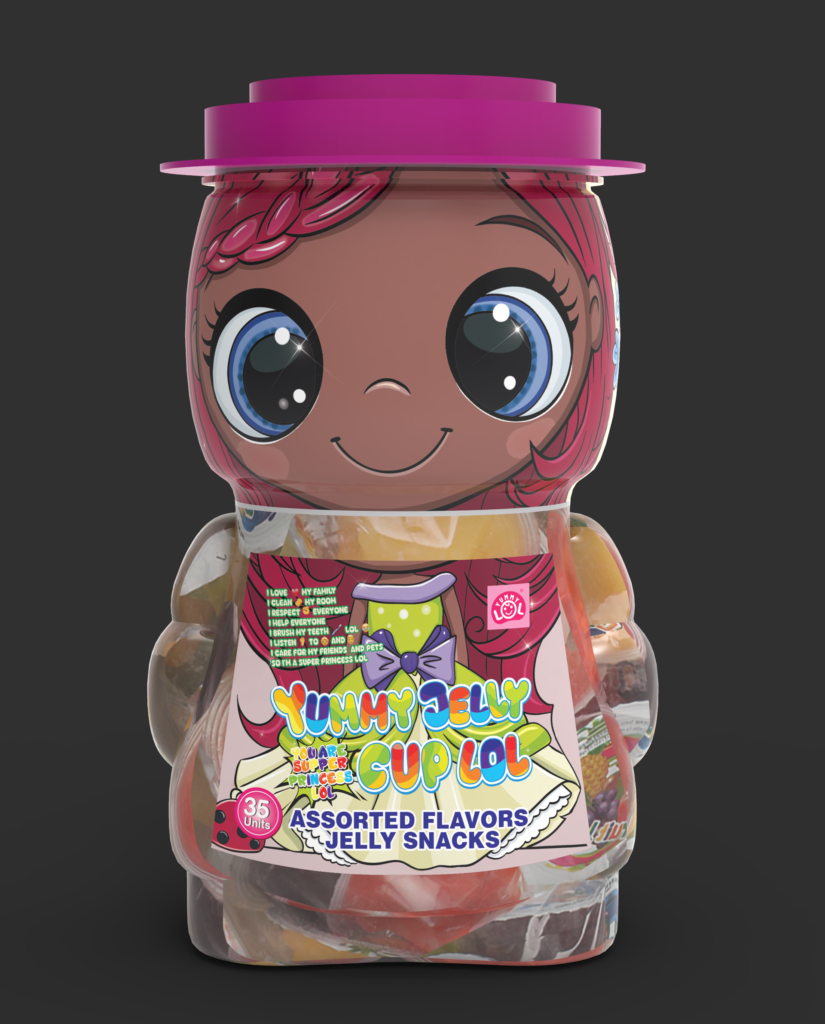 Princes Fruit jelly Cups Jars Yummy LOL